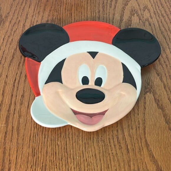 Disney Mickey Mouse 3D Cookies & Milk for Santa Plate & Cup - Picture 2 of 6